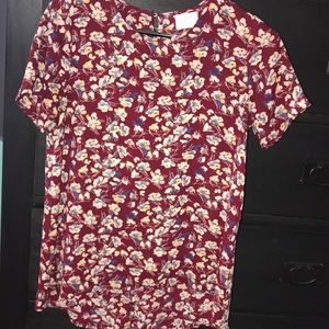 Short sleeve flora tee